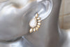 Cream Teardrop Earrings