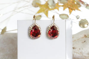 Crimson Earrings