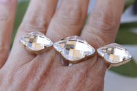 Crystal Double Ring