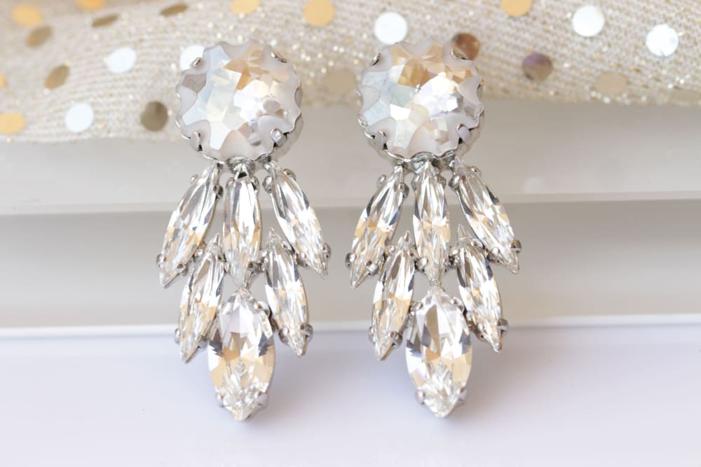 Crystal Wedding Earrings