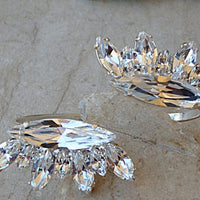 Crystals Earrings. Crystal Wedding Earrings. Bridal Crystal Drop Earrings. Rebeka Drop Earrings