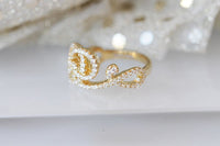 Cz Gold Ring