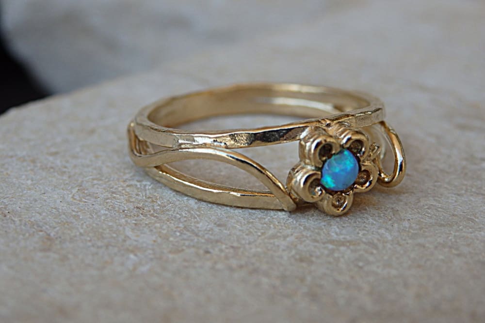 Daily Opal Gold Ring