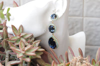 Dark Blue Earrings