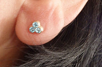 Delicate Light Blue Earrings