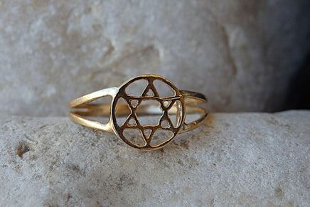 Delicate Star Of David Ring