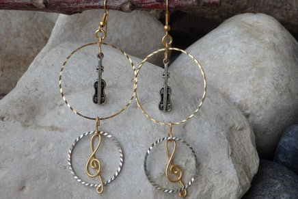 Double Hoops Earrings