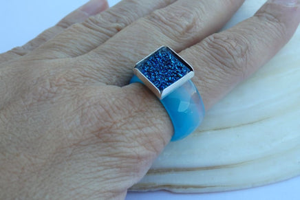 Druzy Statement Ring