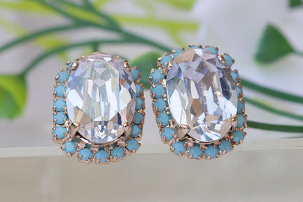 Dusty Blue Earrings