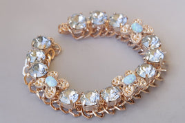 Dusty Blue Rebeka Crystal Bracelet