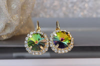 Electra Green Earrings