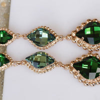 Emerald Chandelier Earrings