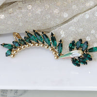 Emerald Climbing Earrings