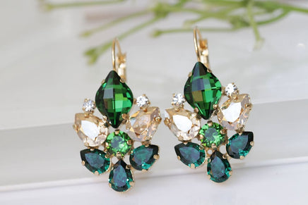 Emerald Cluster Pendant