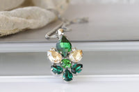 Emerald Cluster Pendant