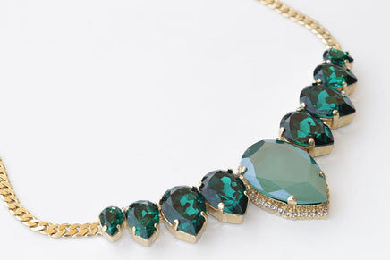 Emerald Crystal Necklace