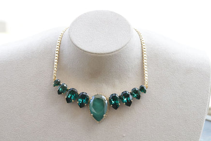 Emerald Crystal Necklace