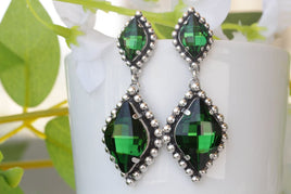 Emerald Drop Earrings