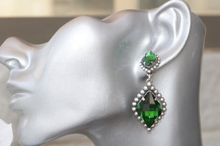 Emerald Drop Earrings