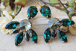 Emerald Drop Earrings