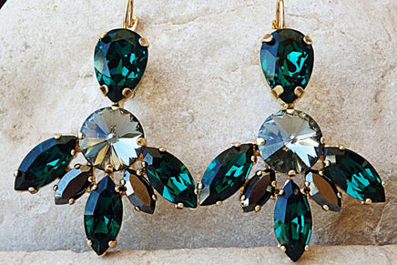 Emerald Drop Earrings