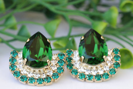 Emerald Earrings