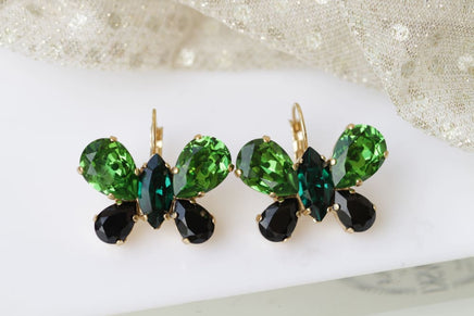 Emerald Green Earrings