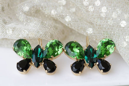 Emerald Green Earrings