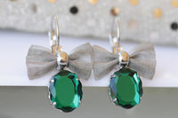 Emerald Green Earrings