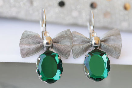 Emerald Green Earrings