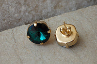 Emerald Stud Earrings