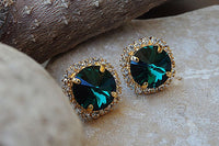 Emerald Stud Earrings