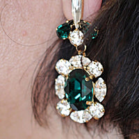 Emerald Rebeka Earrings