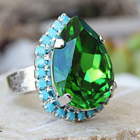 Emerald Rebeka Ring