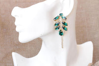 Emerald Teardrop Earrings