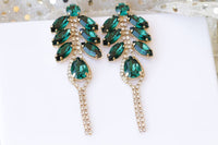 Emerald Teardrop Earrings