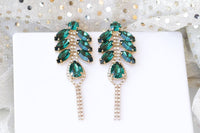 Emerald Teardrop Earrings