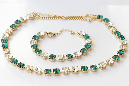 Emerald Victorian Necklace