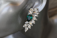 Emerald Wedding Earrings