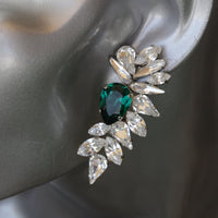 Emerald Wedding Earrings