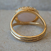 Engagement Rose Quartz Ring