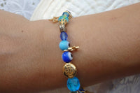 Evil Eye Bracelet. Evil Eye Jewelry. Star Of David Jewelry. Blue Eye Bracelet