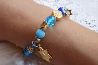 Evil Eye Bracelet. Evil Eye Jewelry. Star Of David Jewelry. Blue Eye Bracelet