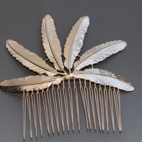 Feather Hair Comb
