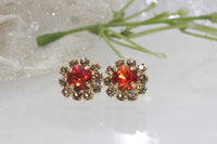 Fire Color Earrings