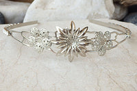 Floral Bridal Tiara For Wedding