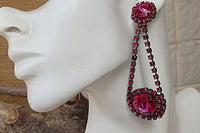 Fuchsia Chandelier Earrings