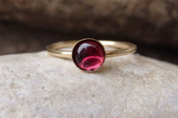 Garnet Gold Ring