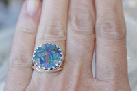 Genuine Australian Opal Ring