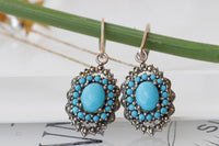 Genuine Turquoise Earrings